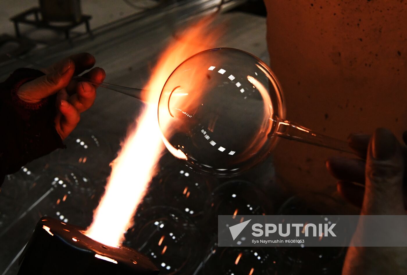 Christmas tree decorations made at Biryusinka factory in Krasnoyarsk