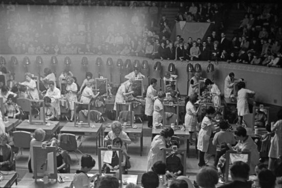 First Russian national hair stylist competition