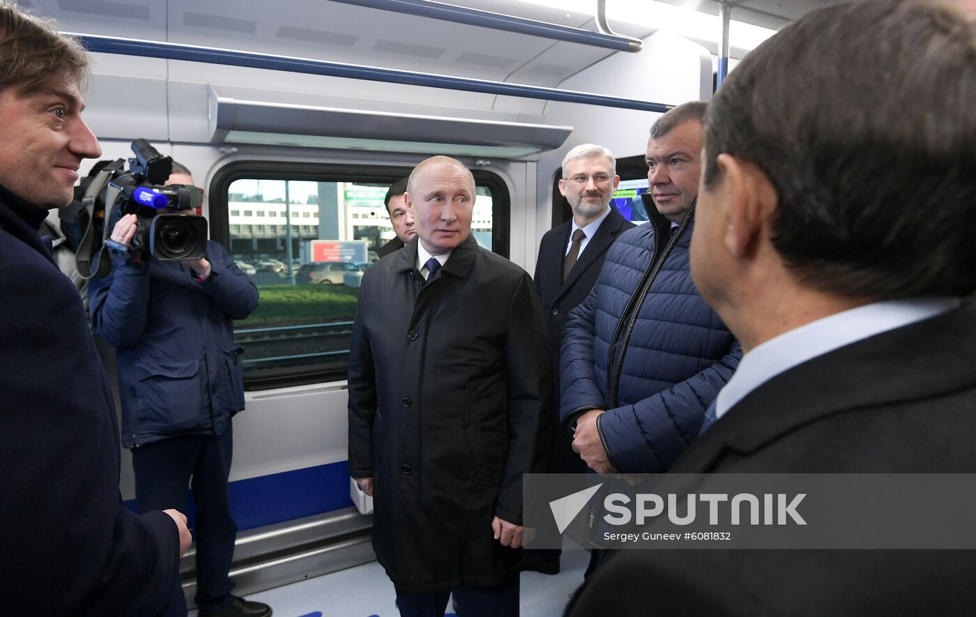 Russia Moscow New Public Transport System