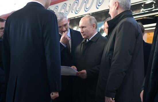 Russia Moscow New Public Transport System