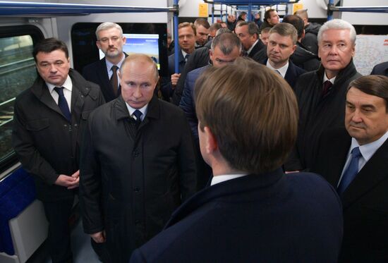 Russia Moscow New Public Transport System