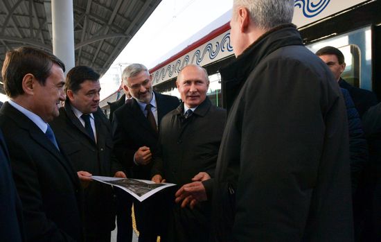 Russia Moscow New Public Transport System