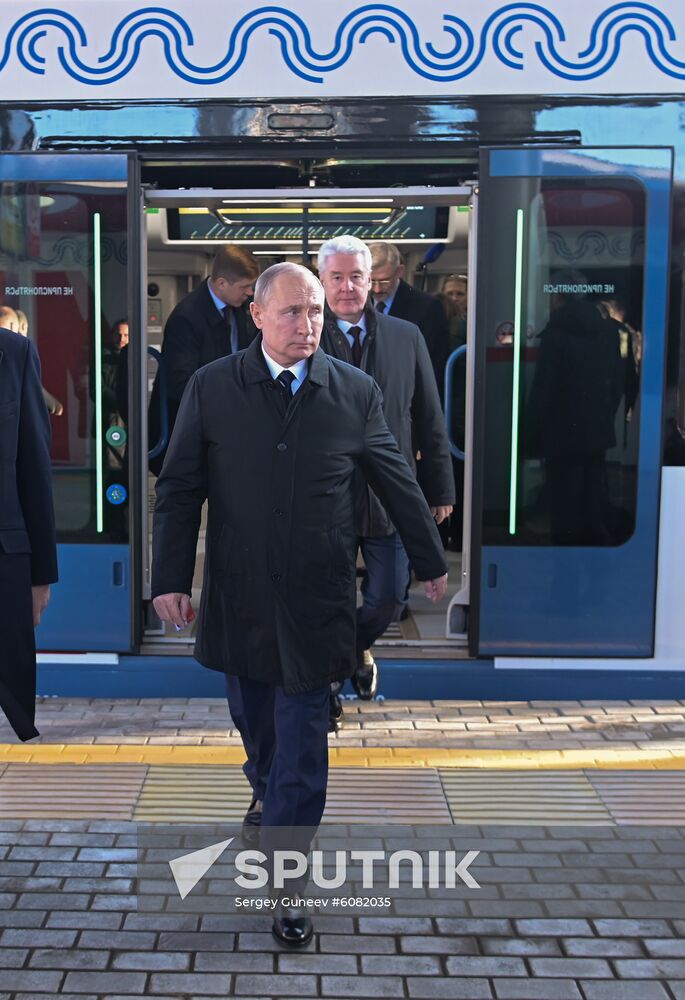 Russia Moscow New Public Transport System