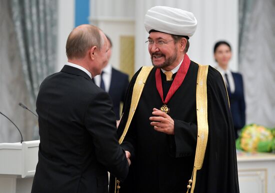 Russia Putin State Awards