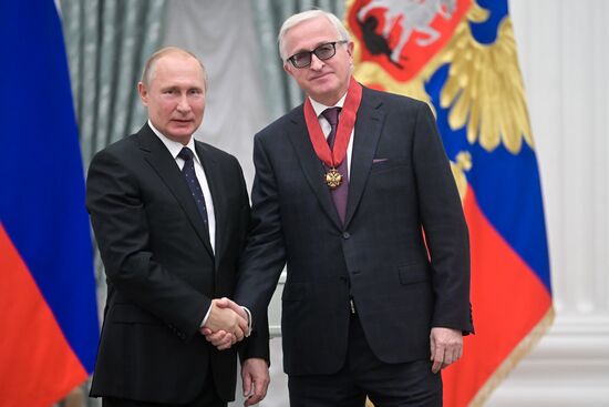 Russia Putin State Awards