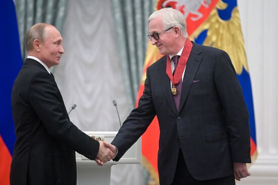 Russia Putin State Awards