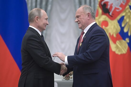 Russia Putin State Awards