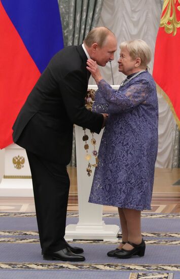 Russia Putin State Awards