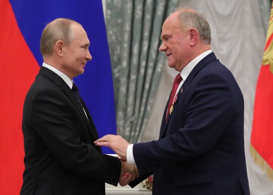 Russia Putin State Awards