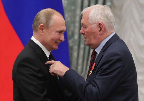 Russia Putin State Awards