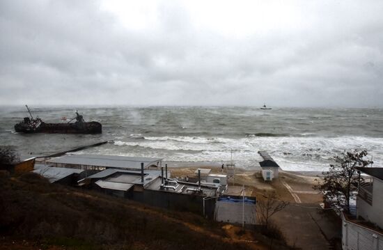 Ukraine Stranded Tanker