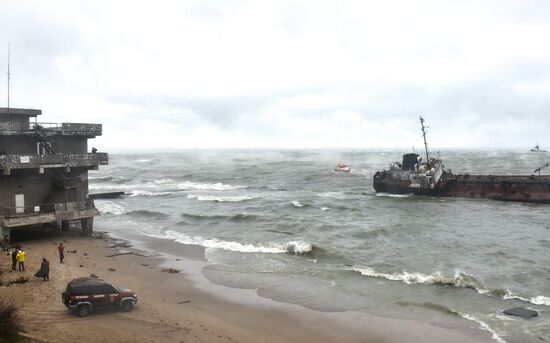 Ukraine Stranded Tanker