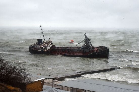 Ukraine Stranded Tanker
