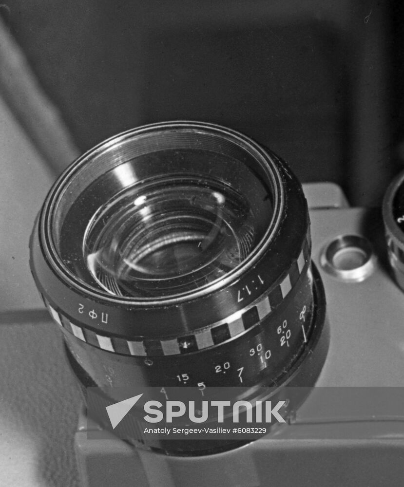 PF-2 lens of Lada amateur movie camera