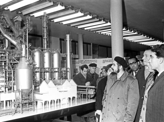 Minister of Industries of Republic of Cuba Ernesto Che Guevara visits USSR