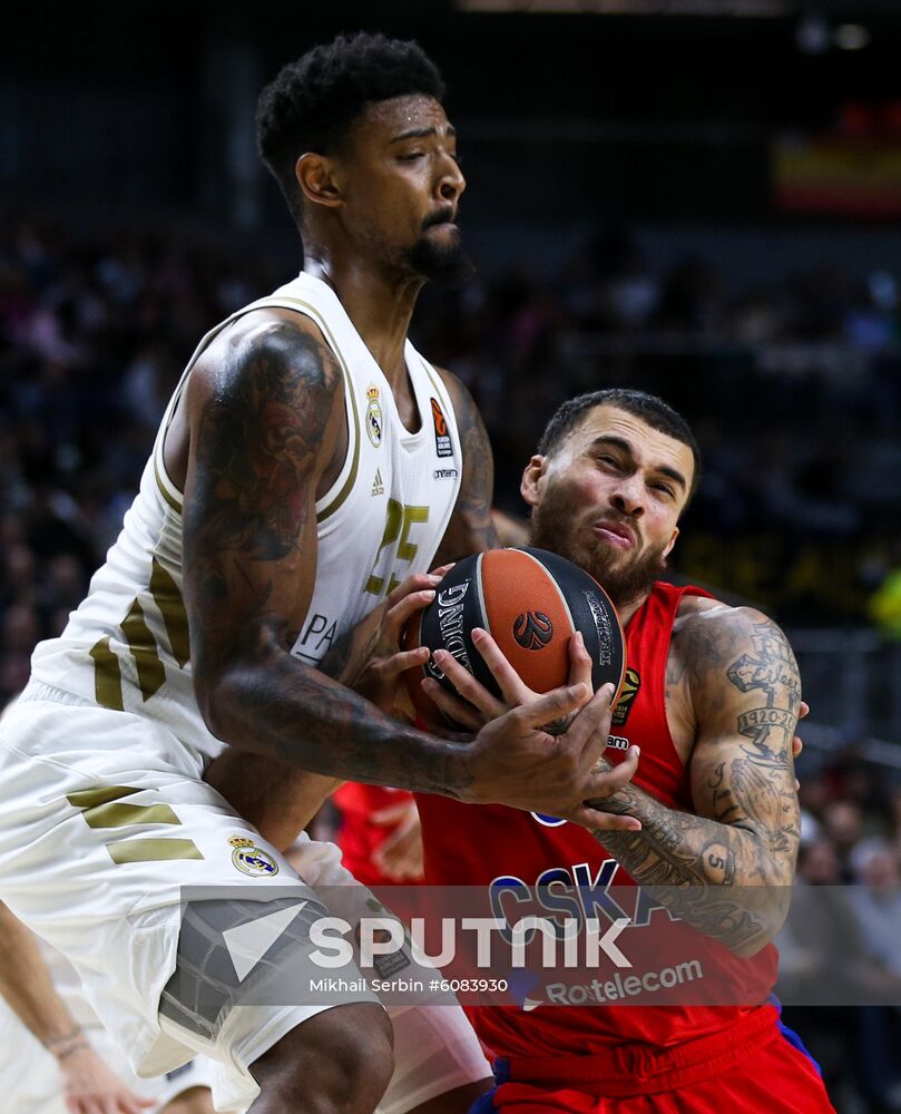 Spain Basketball Euroleague Madrid - CSKA