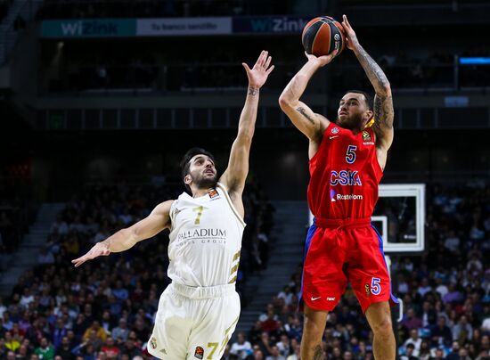 Spain Basketball Euroleague Madrid - CSKA