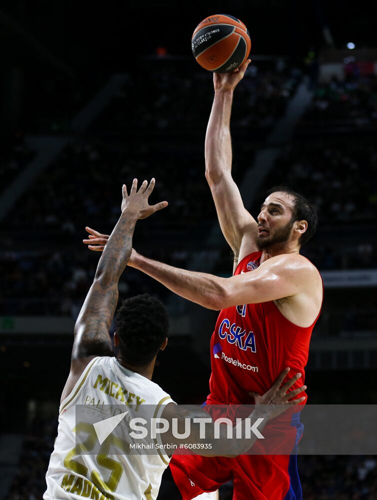 Spain Basketball Euroleague Madrid - CSKA