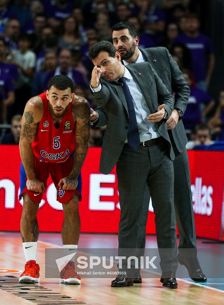 Spain Basketball Euroleague Madrid - CSKA