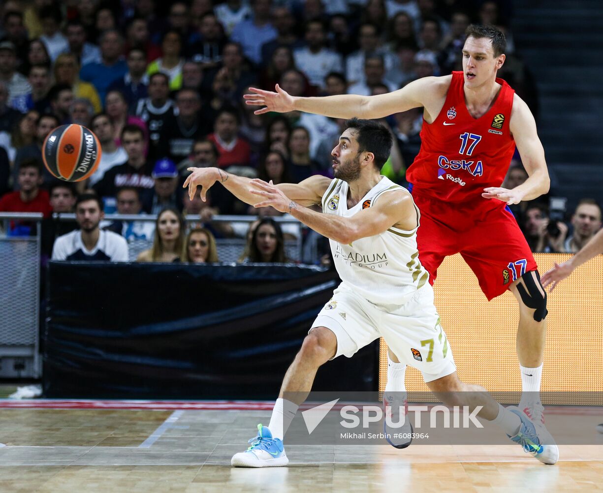 Spain Basketball Euroleague Madrid - CSKA