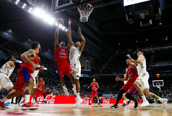 Spain Basketball Euroleague Madrid - CSKA