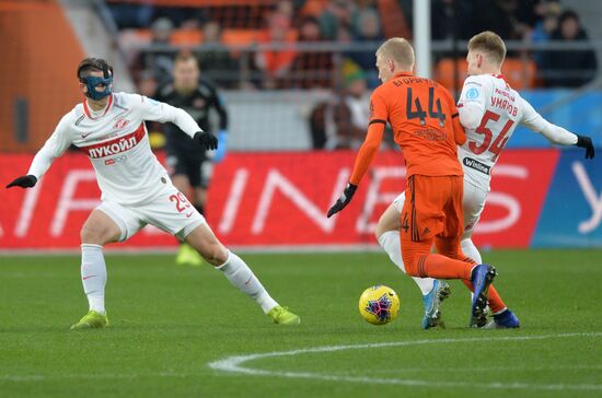 Russia Soccer Premier-League Ural - Spartak
