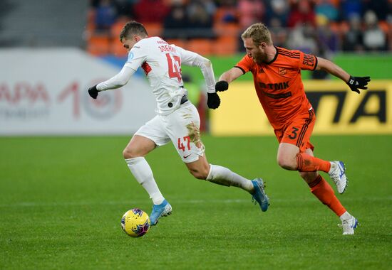 Russia Soccer Premier-League Ural - Spartak