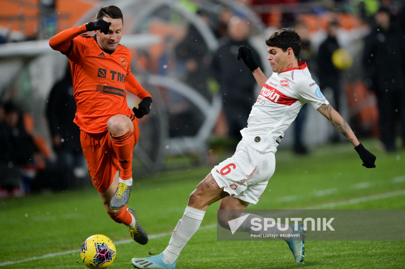 Russia Soccer Premier-League Ural - Spartak
