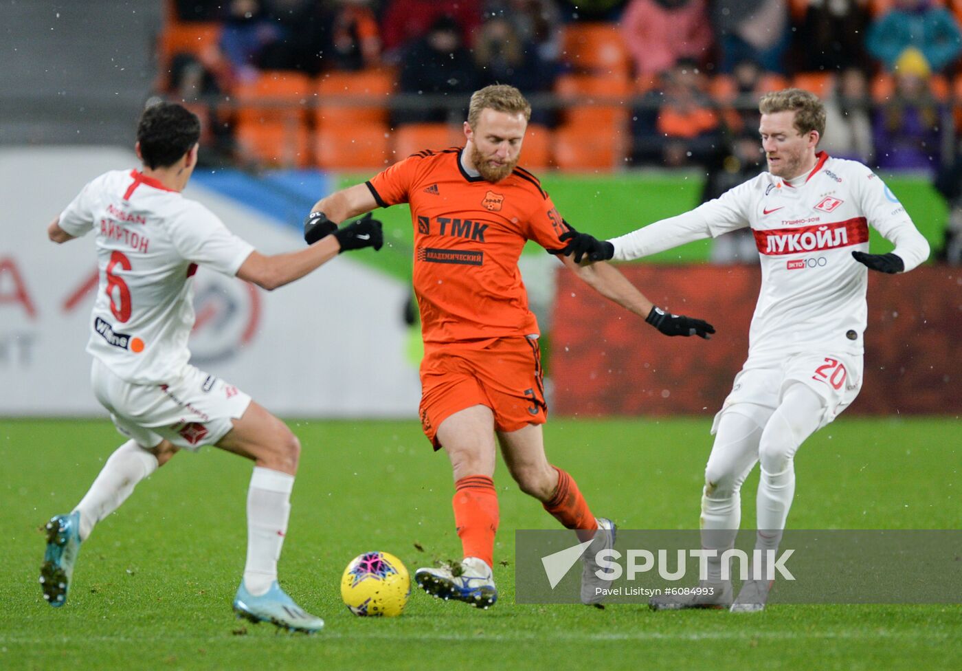 Russia Soccer Premier-League Ural - Spartak