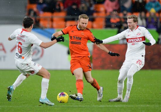 Russia Soccer Premier-League Ural - Spartak
