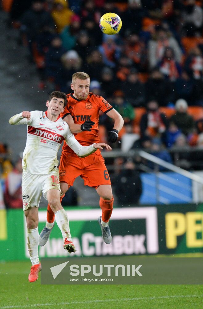 Russia Soccer Premier-League Ural - Spartak