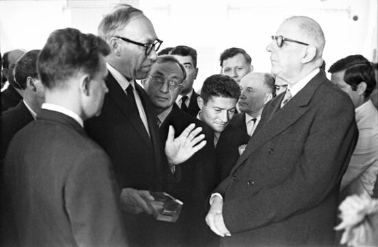 President of France Charles de Gaulle visits USSR