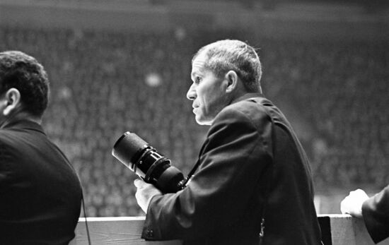 Sports photo correspondent Alexei Khomich