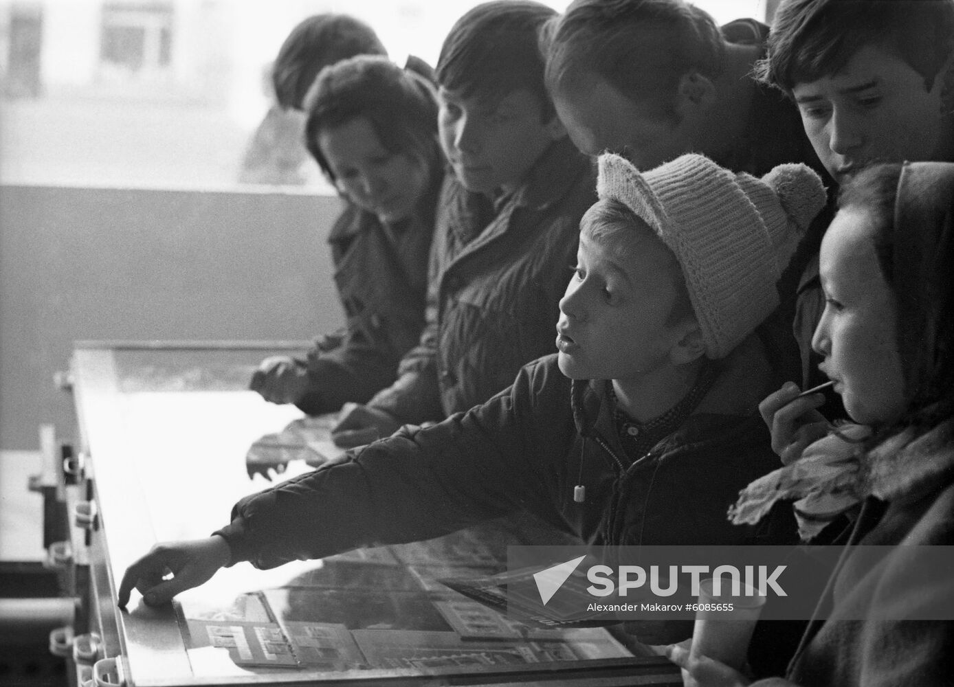 Young stamp collector