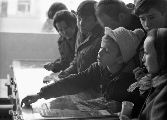 Young stamp collector