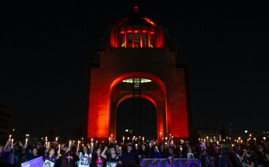 Mexico Violence Against Women Rally