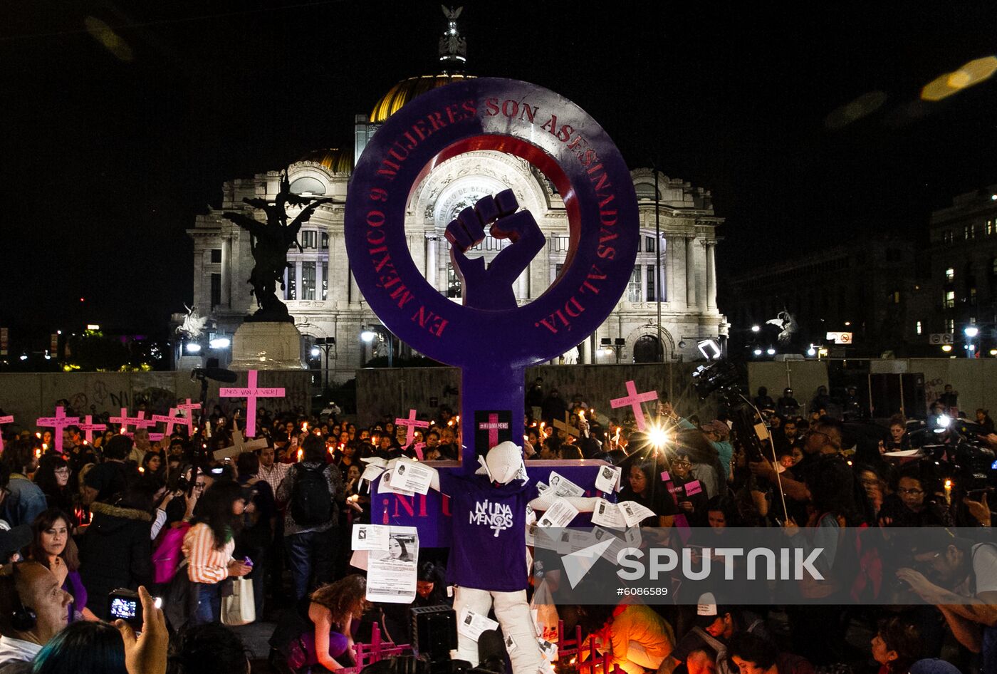 Mexico Violence Against Women Rally