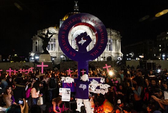 Mexico Violence Against Women Rally
