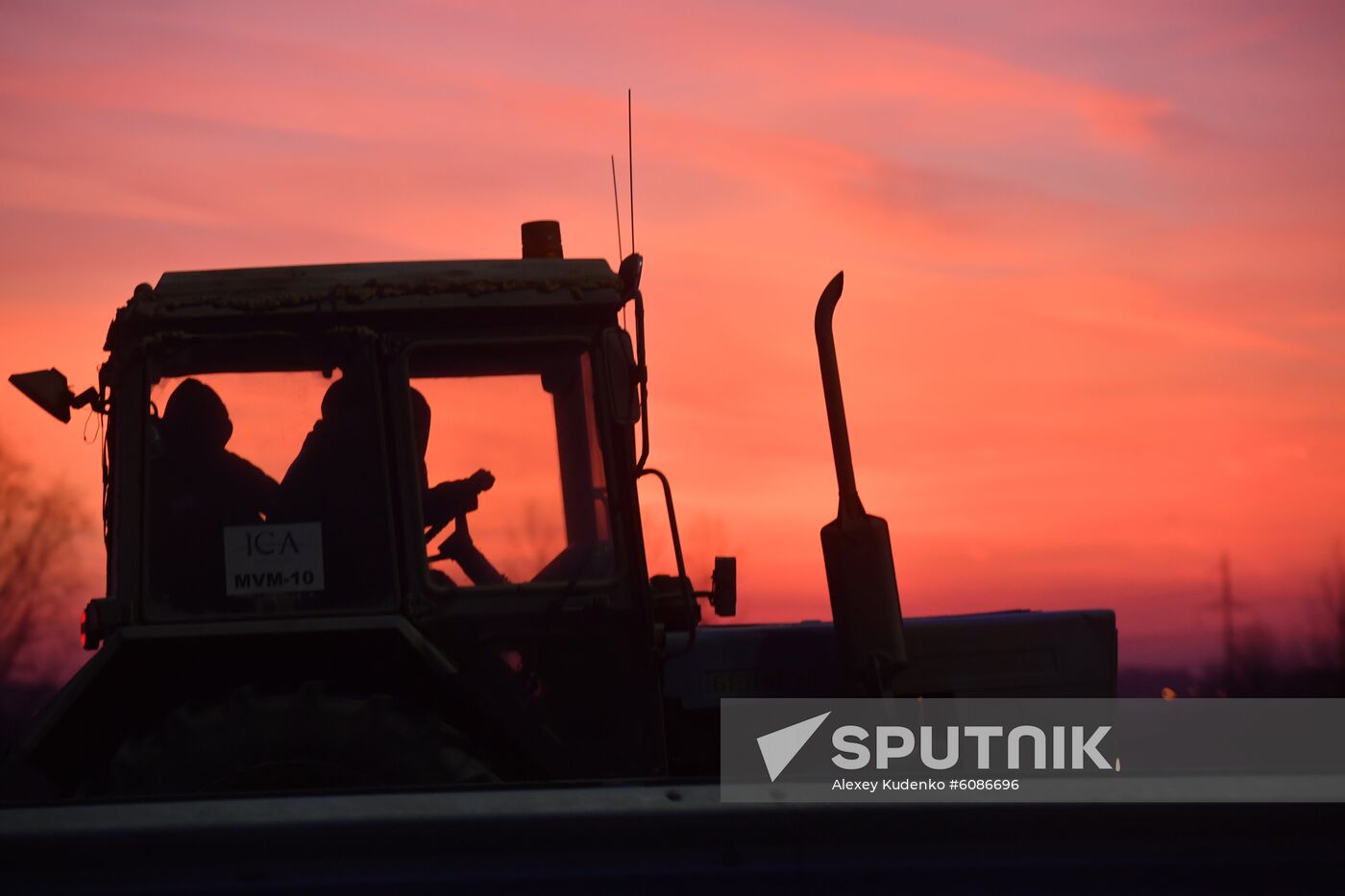 Russia Moscow St. Petersburg Highway