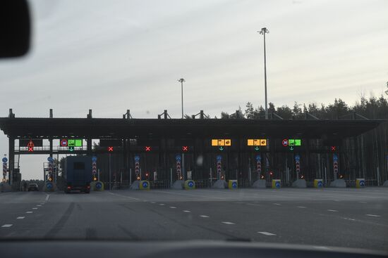 Russia Moscow St. Petersburg Highway