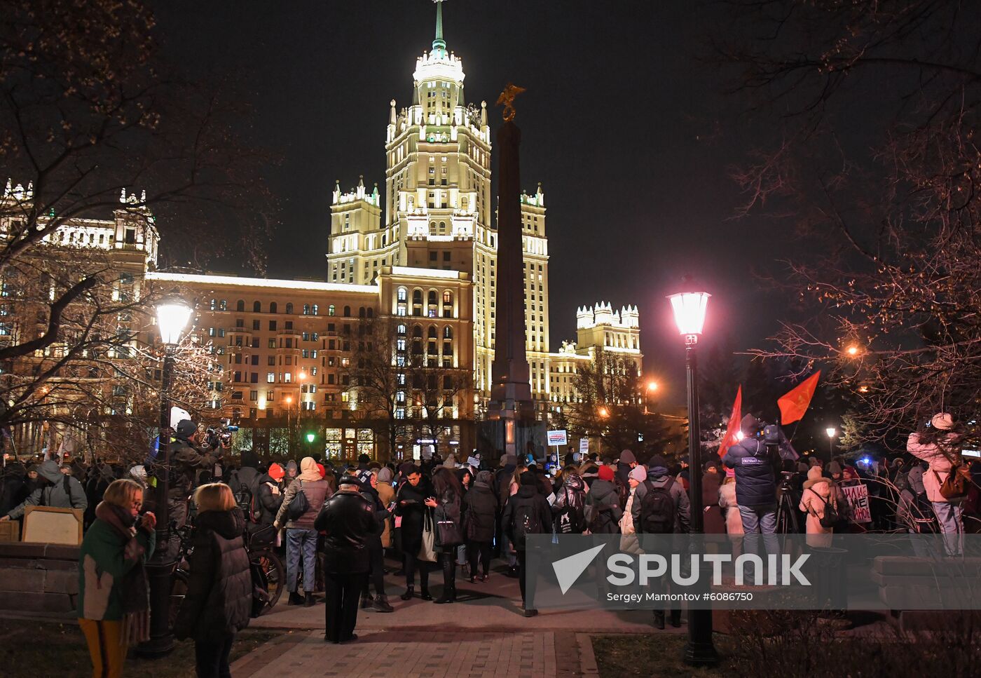 Russia Women Protest 