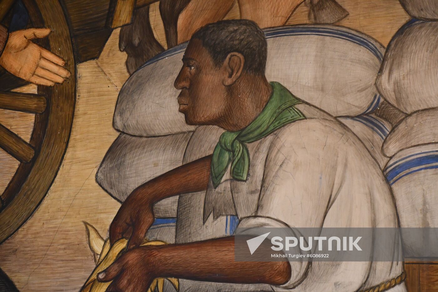 US George Washington High School Frescoes