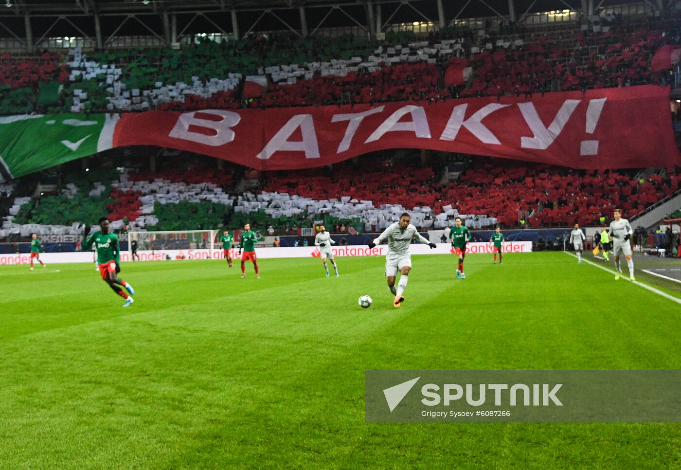 Russia Soccer Champions League Lokomotiv - Bayer 04 