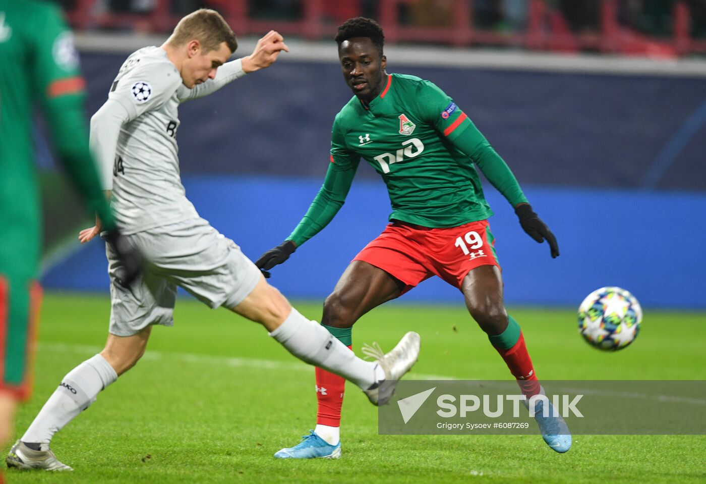 Russia Soccer Champions League Lokomotiv - Bayer 04