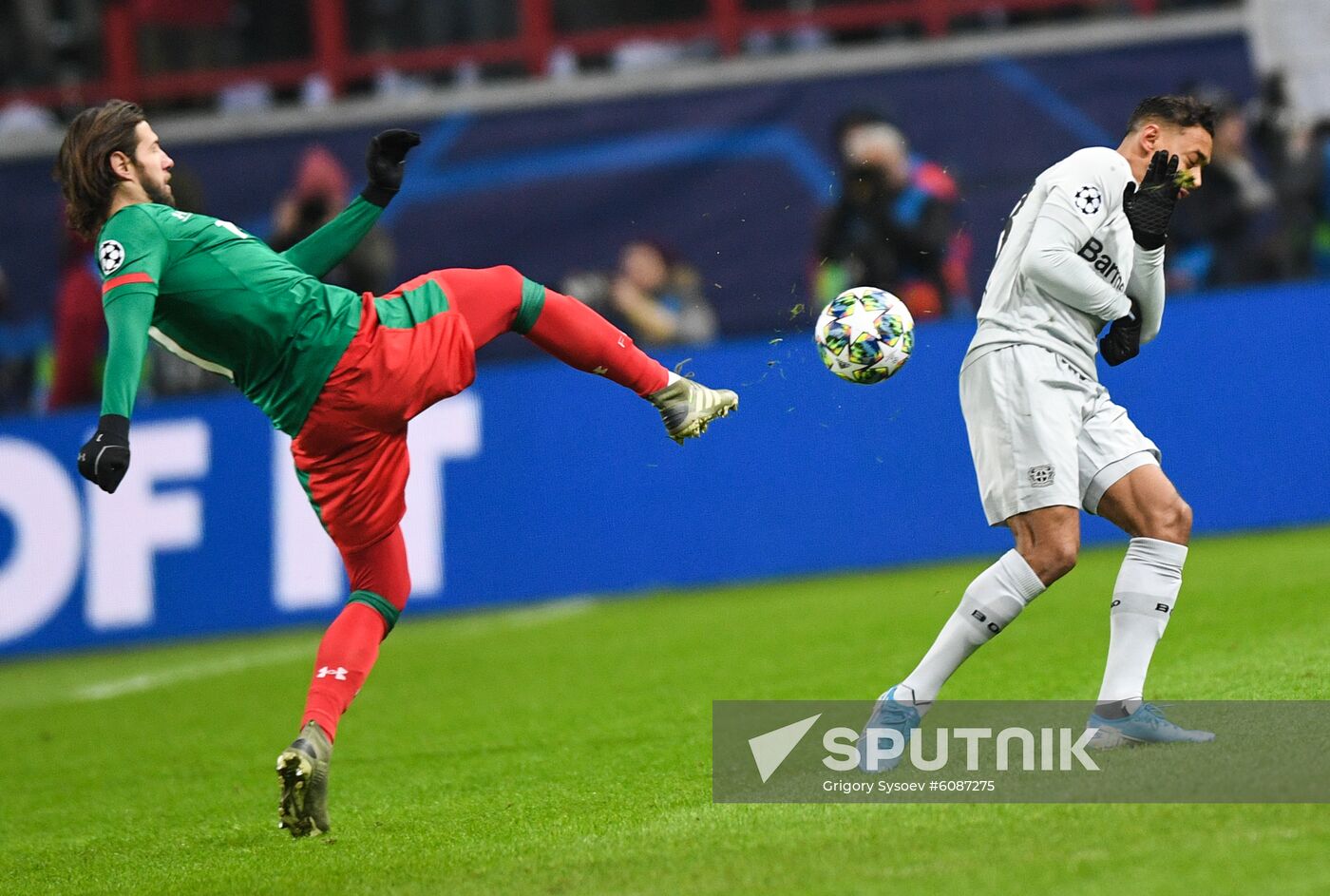 Russia Soccer Champions League Lokomotiv - Bayer 04 