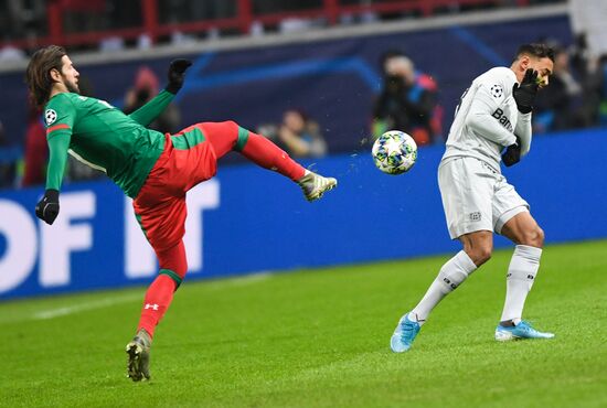 Russia Soccer Champions League Lokomotiv - Bayer 04 