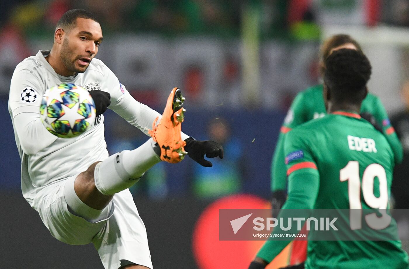 Russia Soccer Champions League Lokomotiv - Bayer 04