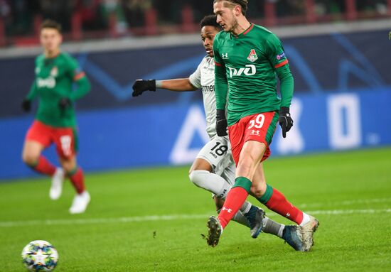 Russia Soccer Champions League Lokomotiv - Bayer 04 