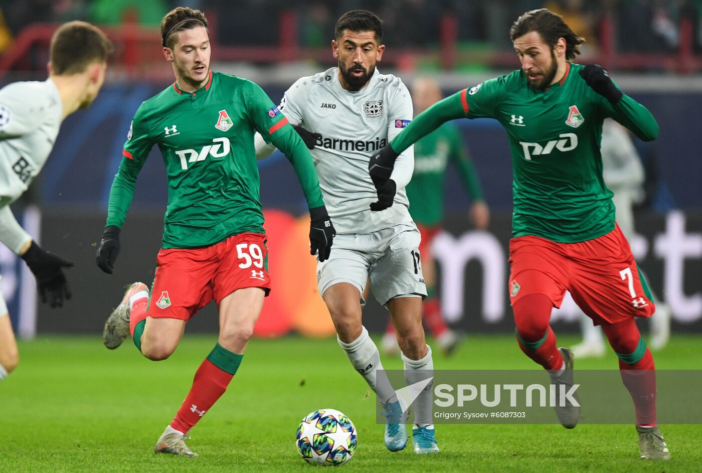 Russia Soccer Champions League Lokomotiv - Bayer 04