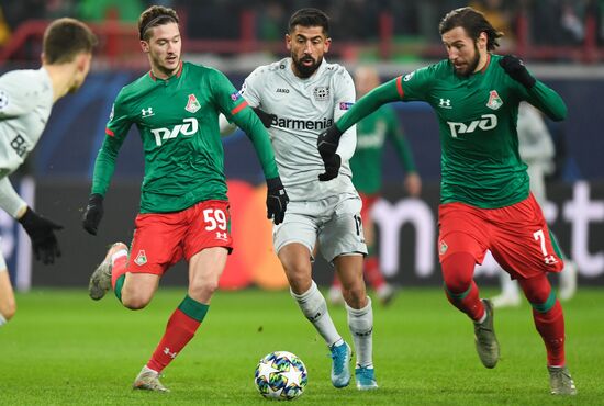 Russia Soccer Champions League Lokomotiv - Bayer 04 
